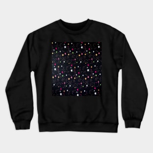 Pink and Purple Star Illustration Crewneck Sweatshirt